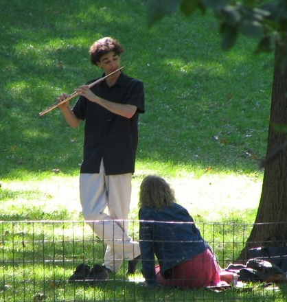 Or perhaps this is just a little known lady wooing technique...