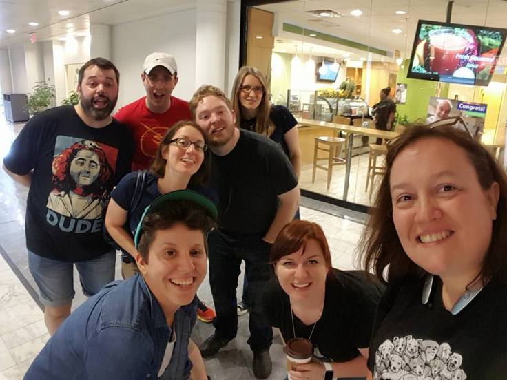 Do these friends make me look short? Photo by Kristen Schlict.